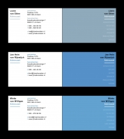 JLM Advocaten visitekaartjes